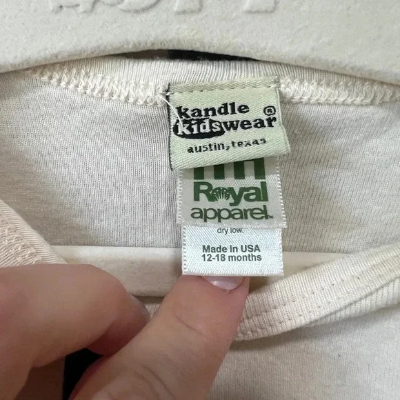 Kids Texas tee tshirt short sleeve Embroidered state flag Austin toddler unisex - Picture 3 of 4